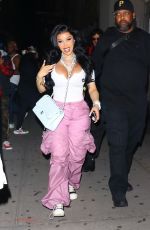 CARDI B Arrives at Slate for Hot Girl Summer Tour Official Afterparty in New York 05/21/2024
