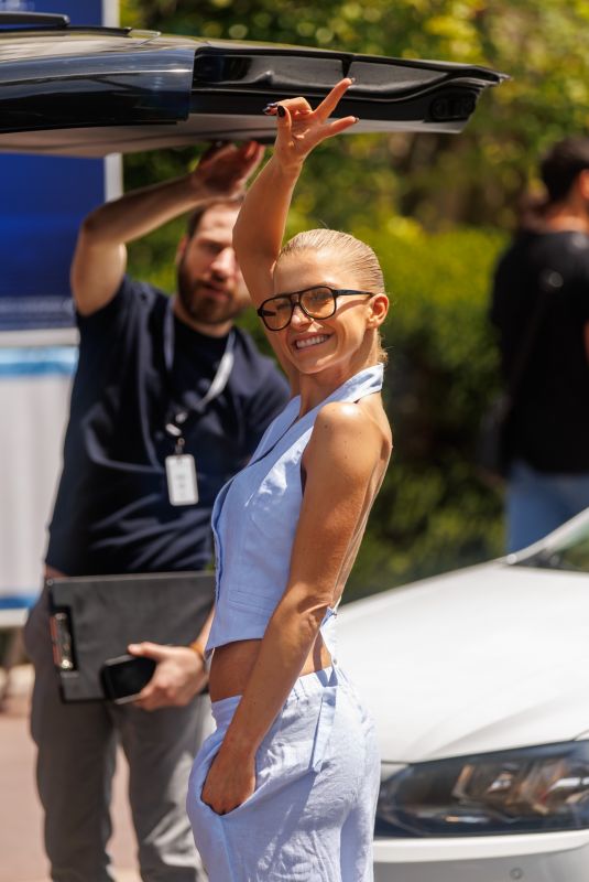 CAROLINE DAUR at Hotel Martinez at 77th Cannes Film Festival 05/19/2024
