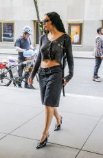 CHARLI XCX Arrives at NBC Studios in New York 04/29/2024