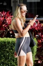 CHARLOTTE CROSBY Jogged in Her Gym Gear at Esplanade in Cairns 05/01/2024