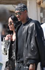 CHER and Alexander AE Edwards Arrives at Club 55 in St Tropez 05/26/2024