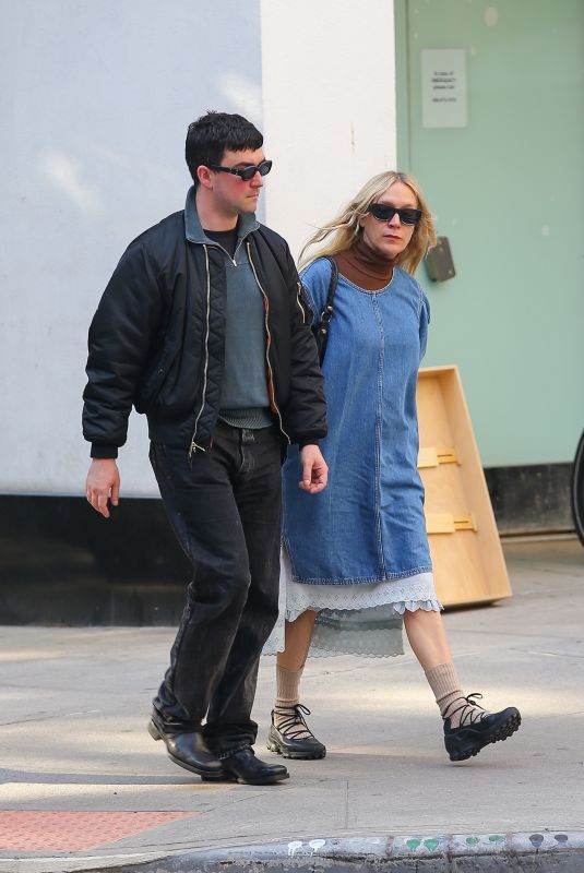 CHLOE SEVIGNY and Sinisa Mackovic Out in New York 05/13/2024