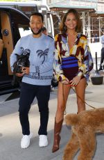 CHRISSY TEIGEN and John Legend Arrives at Tonight Show in New York 05/02/2024