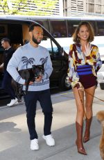 CHRISSY TEIGEN and John Legend Arrives at Tonight Show in New York 05/02/2024