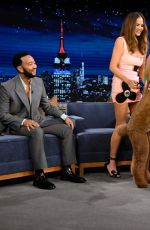 CHRISSY TEIGEN and John Legend at Tonight Show Starring Jimmy Fallon 05/02/2024
