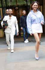 CHRISSY TEIGEN and John Legend Leaves Today Show in New York 05/03/2024