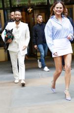 CHRISSY TEIGEN and John Legend Leaves Today Show in New York 05/03/2024
