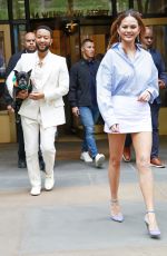 CHRISSY TEIGEN and John Legend Leaves Today Show in New York 05/03/2024