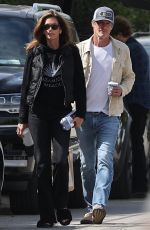 CINDY CRAWFORD and Rande Gerber Shopping at Local Farm in Malibu 05/25/2024
