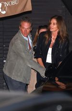 CINDY CRAWFORD Leaves Nobu in Malibu 05/25/2024