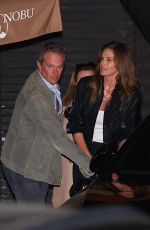 CINDY CRAWFORD Leaves Nobu in Malibu 05/25/2024
