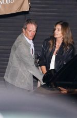 CINDY CRAWFORD Leaves Nobu in Malibu 05/25/2024