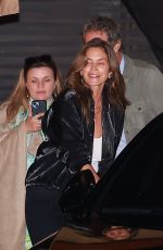 CINDY CRAWFORD Leaves Nobu in Malibu 05/25/2024