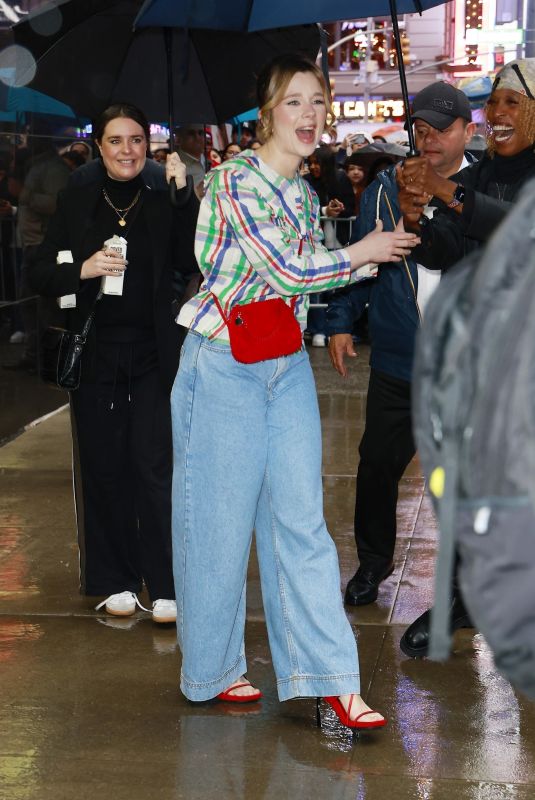 CLAUDIA JESSIE Leaves Good Morning America in New York 05/15/2024
