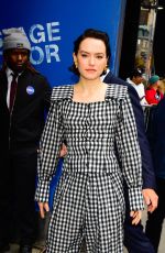 DAISY RIDLEY Arrives at Good Morning America in New York 05/20/2024