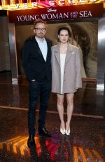 DAISY RIDLEY at Young Woman And The Sea Special Screening and Q&A in West Hollywood 05/18/2024