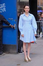 DAISY RIDLEY Leaves Good Morning America Studio in New York 05/20/2024