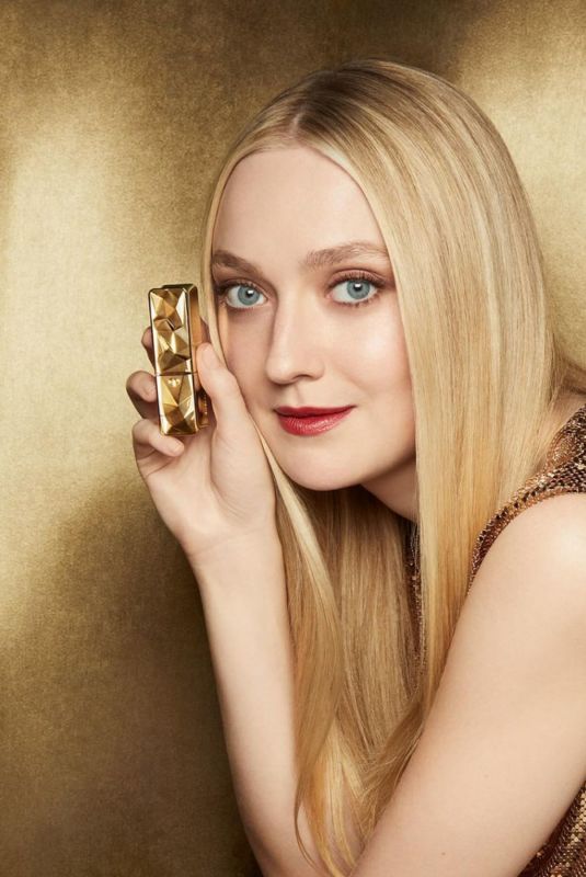 DAKOTA FANNING for Cle de Peau Beaute The Precious Lipstick Campaign 2024