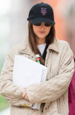 DAKOTA JOHNSON Filming Materialist in Tribeca in New York 05/10/2024