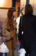 DAKOTA JOHNSON Leaves Dinner with Friends at I Sodi in New York 05/13/2024