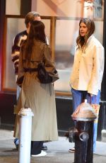 DAKOTA JOHNSON Leaves Dinner with Friends at I Sodi in New York 05/13/2024