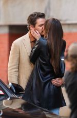 DAKOTA JOHNSON on the Set of Materialists in New York 05/08/2024