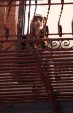 DAKOTA JOHNSON on the Set of The Materialists in New York 05/16/2024