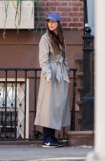 DAKOTA JOHNSON on the Set of The Materialists in New York 05/28/2024