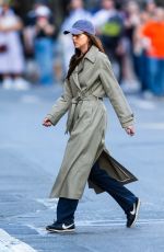 DAKOTA JOHNSON on the Set of The Materialists in New York 05/28/2024