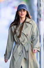 DAKOTA JOHNSON on the Set of The Materialists in New York 05/28/2024