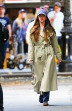 DAKOTA JOHNSON on the Set of The Materialists in New York 05/29/2024