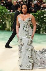 DEMI LOVATO at Met Gala Celebrating Sleeping Beauties: Reawakening Fashion in New York 05/06/2024
