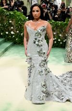 DEMI LOVATO at Met Gala Celebrating Sleeping Beauties: Reawakening Fashion in New York 05/06/2024