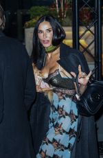 DEMI MOORE Arrives at Gucci Cruise 2025 Fashion Show in London 05/13/2024
