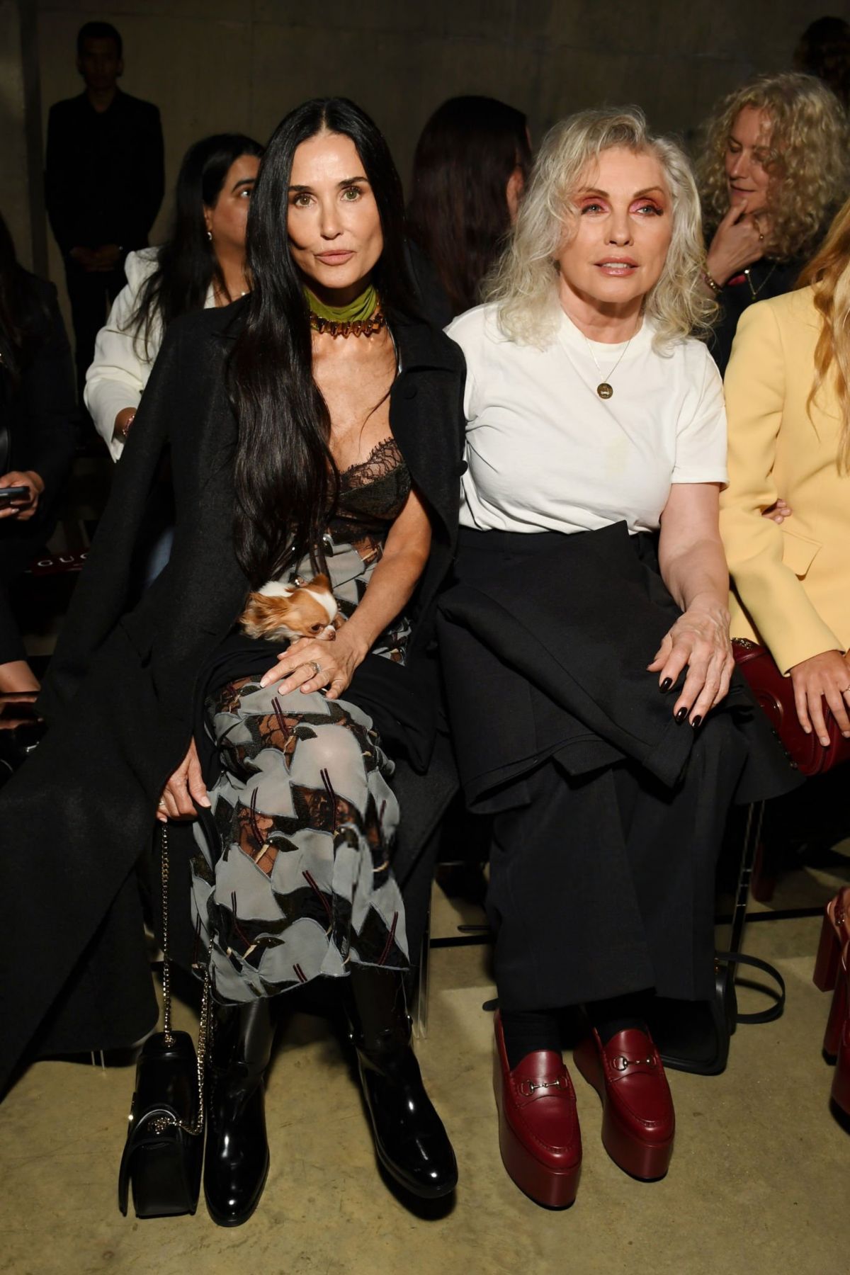 DEMI MOORE at Gucci Cruise 2025 Fashion Show at Tate Modern in London ...