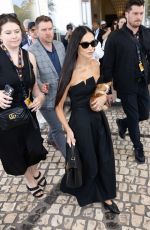 DEMI MOORE Leaves Hotel Martinez at 77th Cannes Film Festival 05/19/2024