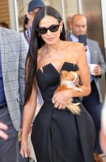 DEMI MOORE Leaves Hotel Martinez at 77th Cannes Film Festival 05/19/2024