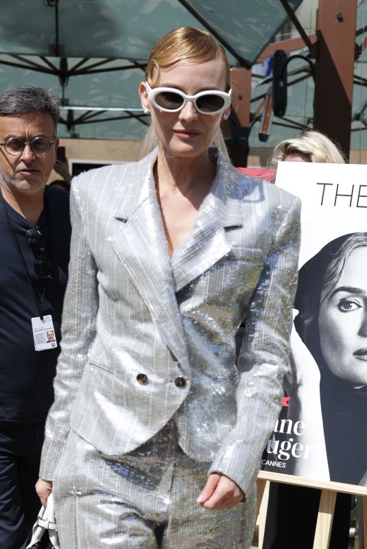 DIANE KRUGER Arrives at Armani Restaurant on Croisette in Cannes 05/19/2024