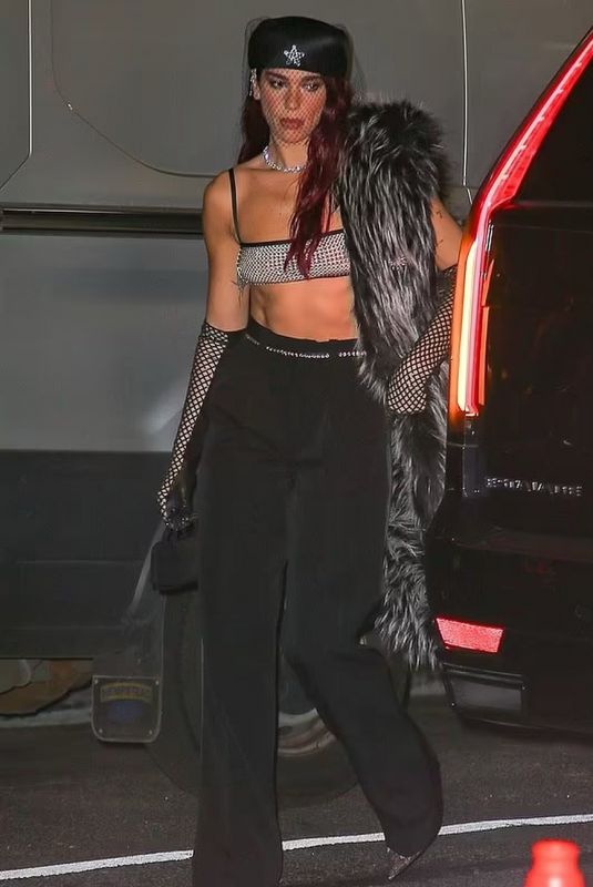 DUA LIPA Arrives at Met Gala After-Party in New York 05/06/2024