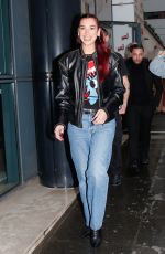DUA LIPA Arrives at NRJ Radio in Paris 05/12/2024