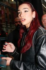 DUA LIPA Arrives at NRJ Radio in Paris 05/12/2024