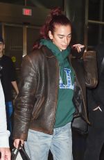 DUA LIPA Catches Early Morning Flight Out of New York 05/08/2024