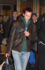 DUA LIPA Catches Early Morning Flight Out of New York 05/08/2024