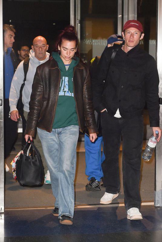 DUA LIPA Catches Early Morning Flight Out of New York 05/08/2024