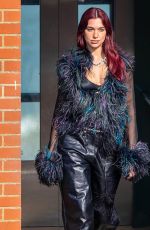 DUA LIPA on the Set of O2 Communications Commercial in Kent 05/11/2024