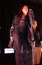 DUA LIPA Performs at Times Square at Surprise Pop-up for Her New Album 05/05/2024