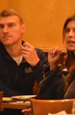 ELISABETTA CANALIS and Georgian Cimpeanu Out for Lunch in Milan 05/28/2024