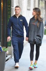 ELISABETTA CANALIS and Georgian Cimpeanu Out for Lunch in Milan 05/28/2024