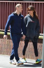 ELISABETTA CANALIS and Georgian Cimpeanu Out for Lunch in Milan 05/28/2024