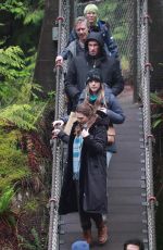 ELIZABETH OLSEN on the Set of Eternity in Vancouver 05/24/2024